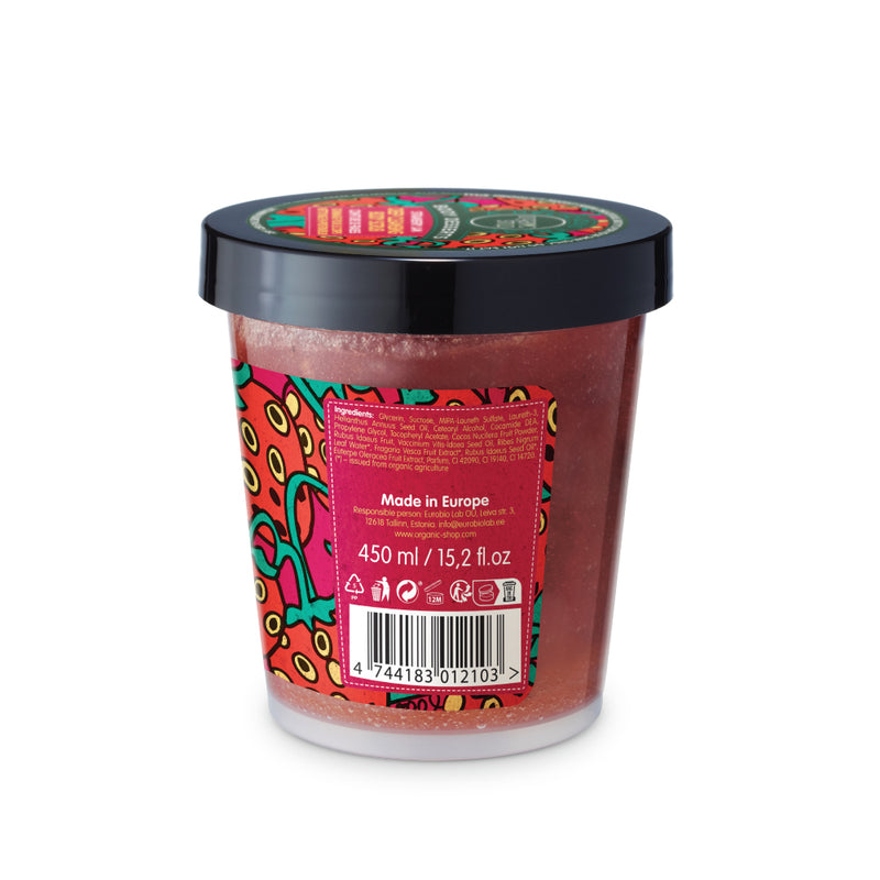 Organic Shop Body Desserts scrub corpo esfoliante marmellata di fragole, 450 ml