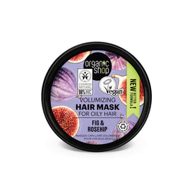 Organic Shop maschera volumizzante capelli per capelli grassi fico e rosa canina, 250 ml