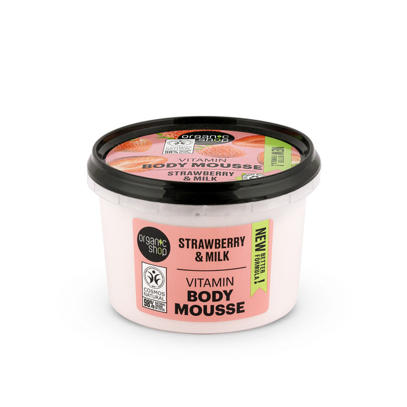 Organic Shop mouse corpo vitaminica fragola, 250 ml