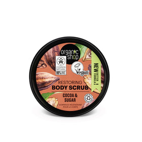 Organic Shop scrub corpo rivitalizzante cacao, 250 ml