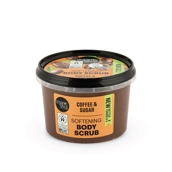 Organic Shop scrub corpo emolliente caffè, 250 ml