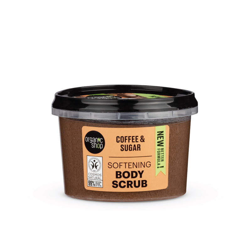 Organic Shop scrub corpo emolliente caffè, 250 ml
