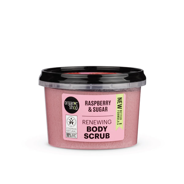 Organic Shop scrub corpo esfoliante lampone, 250 ml