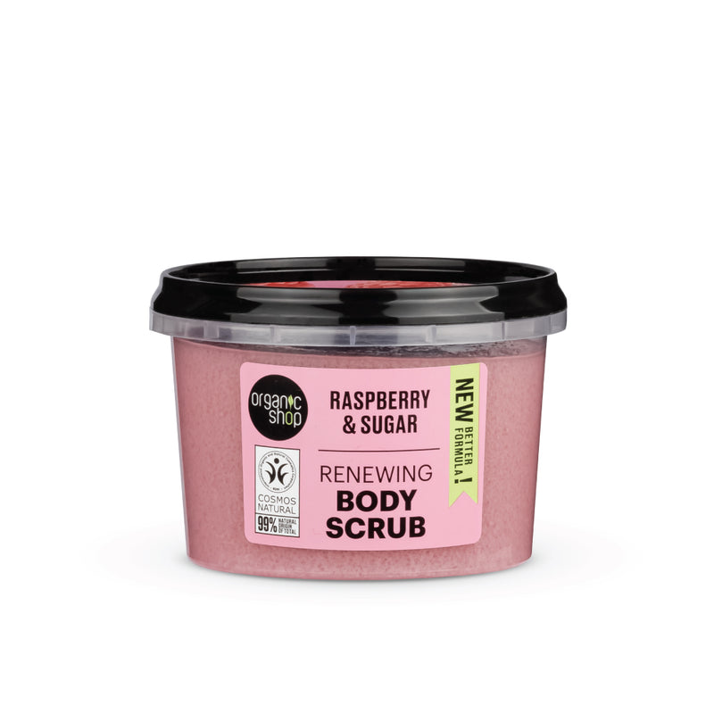 Organic Shop scrub corpo esfoliante lampone, 250 ml