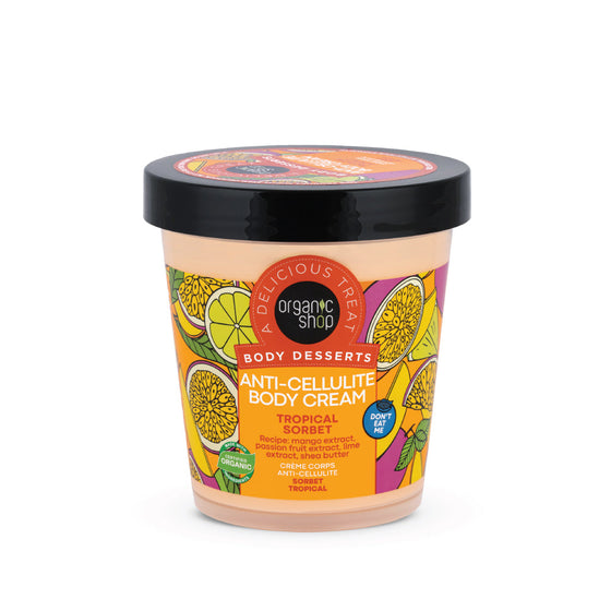 Organic Shop Body Desserts crema anticellulite sorbetto tropicale, 450 ml