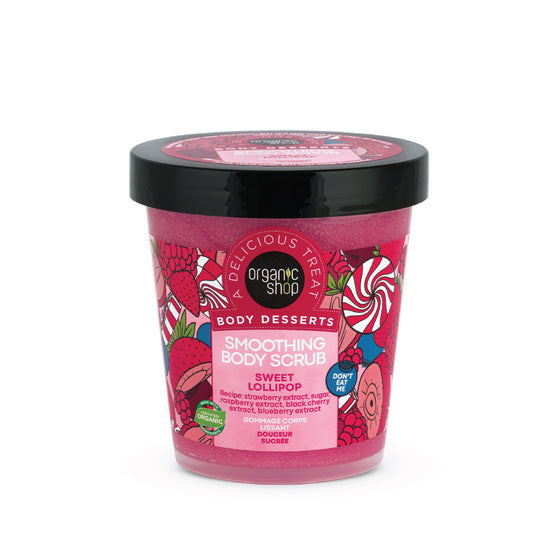 Organic Shop Body Desserts scrub corpo levigante lecca-lecca, 450 ml