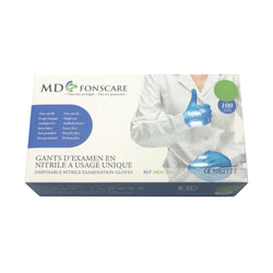 Guanti in nitrile azzurro MD FONSCARE senza polvere