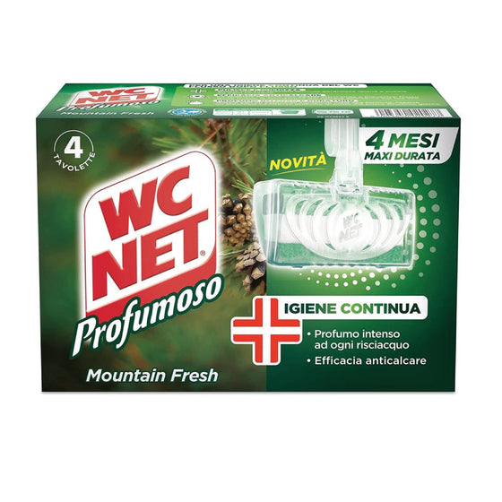 W.C. NET tav. solida Pino Montagna 4 pezzi