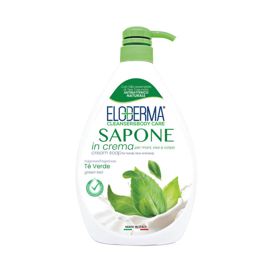 Eloderma sapone in crema Tè Verde - 1000ml