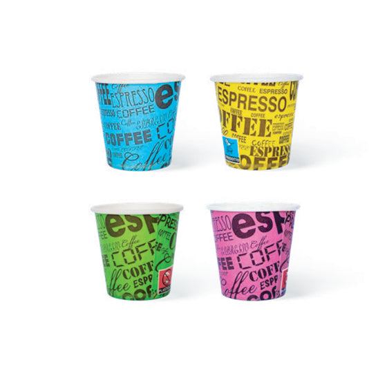 Bicchierini caffè multicolori - 75ml